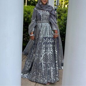 Waqas Shah Fancy Pakistani Heavy Gown